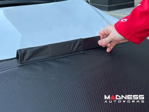 FIAT 500L Front Hood Mask - Carbon Look